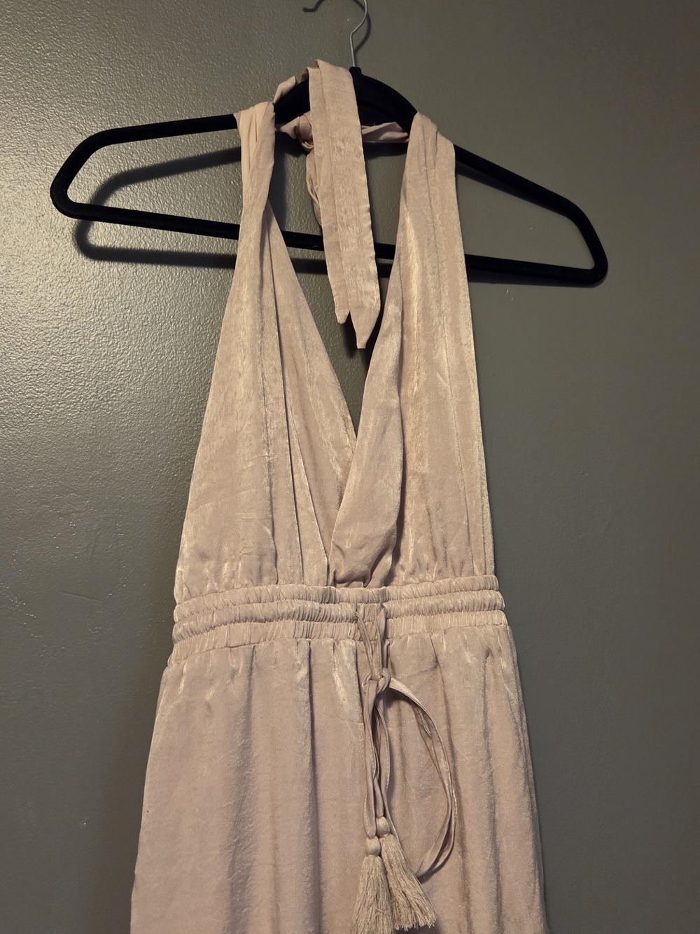 Backless Halter Jumpsuit - Picture 2 of 7
